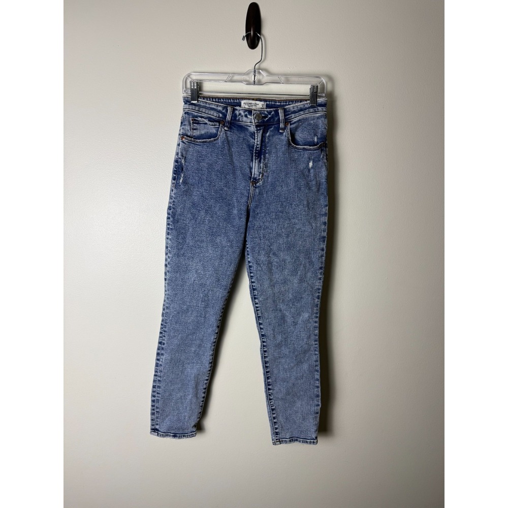 Abercrombie & Fitch Jeans Womens 29/8R Blue Super Skinny Ankle High Rise